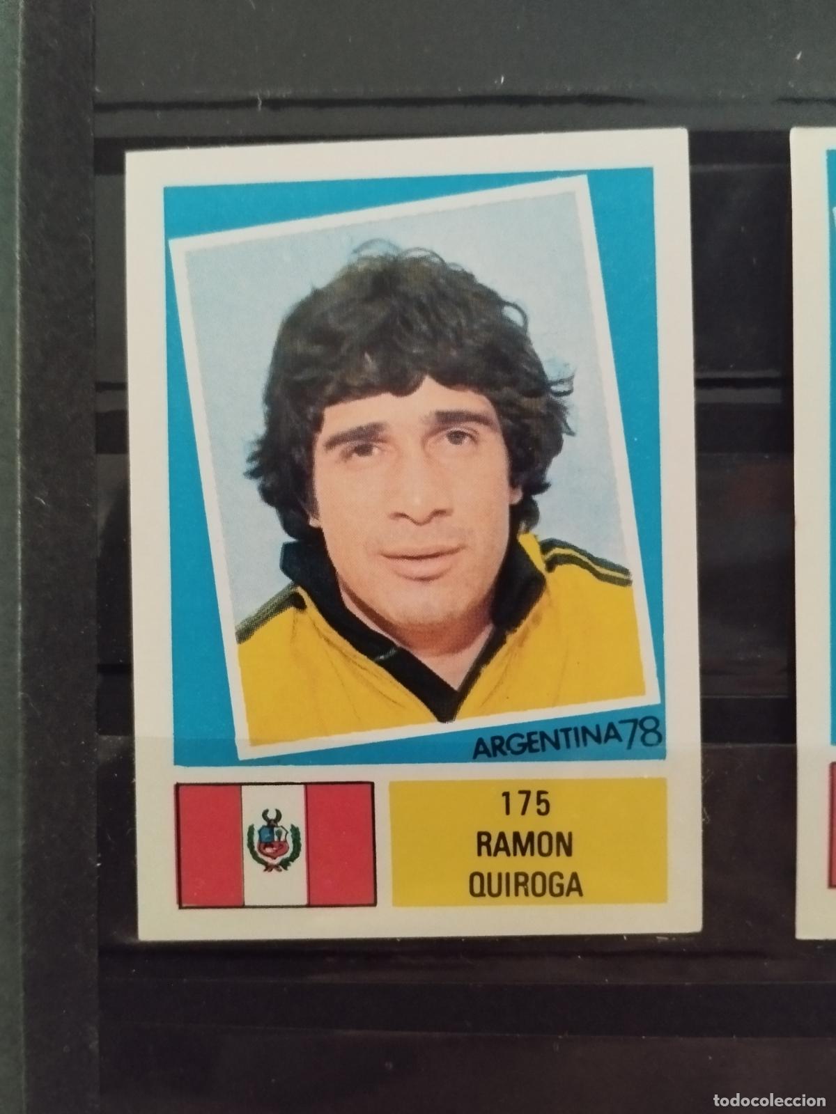 Cromos de f&uacute;tbol: MUNDIAL DE FUTBOL ARGENTINA 1978. ED. FHER. N 175. RAMON QUIROGA. PERU
