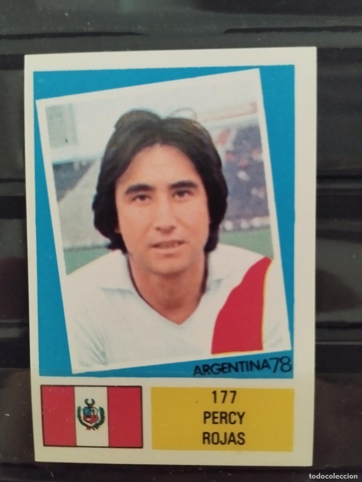 Cromos de f&uacute;tbol: MUNDIAL DE FUTBOL ARGENTINA 1978. ED. FHER. N 177. PERCY ROJAS. PERU