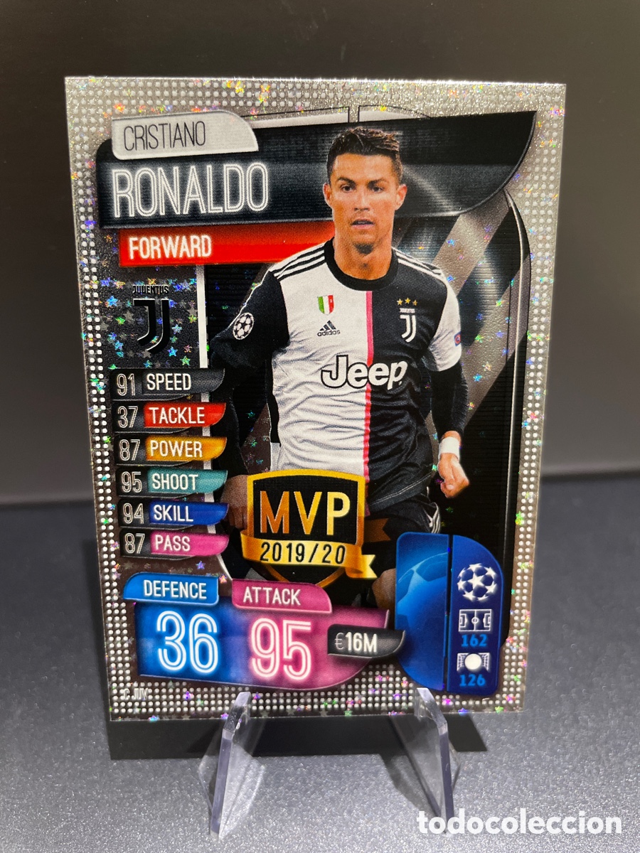 Fu&szlig;ball-Sticker: Cristiano Ronaldo C Juv MVP Match Attax 2019-20 2019 2020 Topps Juventus