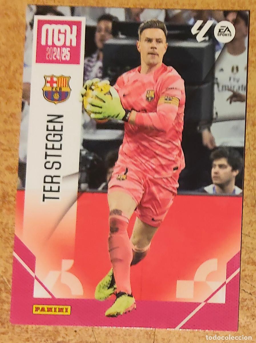 Cromos de f&uacute;tbol: TER STEGEN - FC BARCELONA #74 - PANINI LALIGA MGK MEGACRACKS 2024-25 2024 2025 CROMOS DE FUTBOL