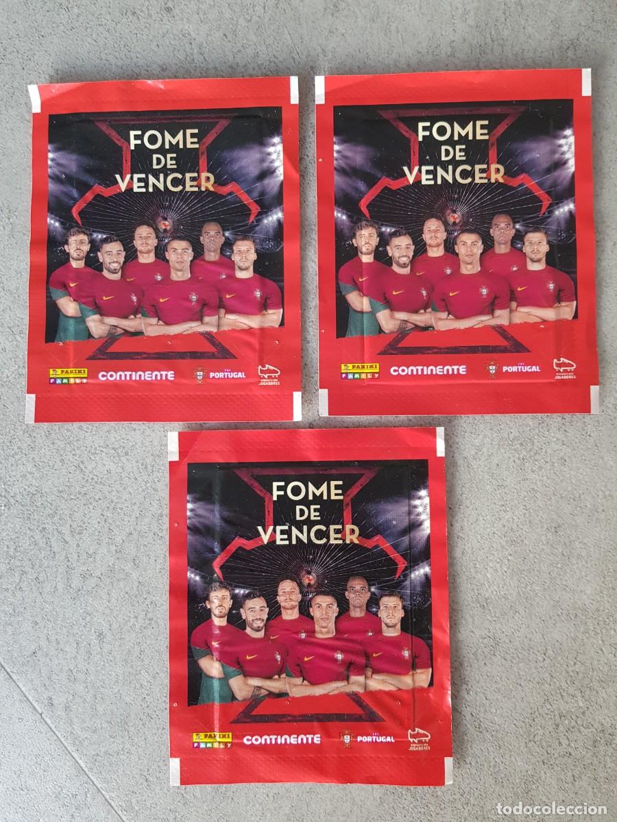 Fu&szlig;ball-Sticker: Panini Fome de Vencer World Cup Qatar 2022 Mundial 3 sobres sin abrir Cristiano Ronaldo Portugal