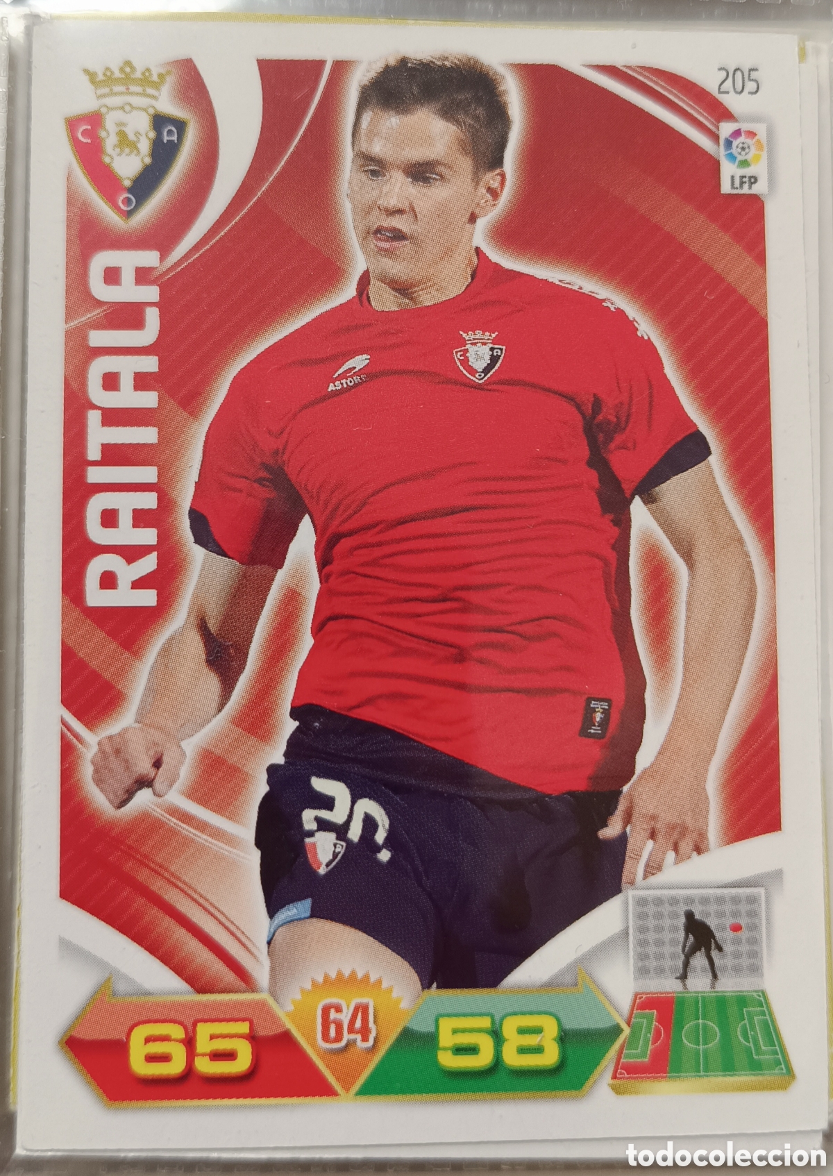 Cromos de f&uacute;tbol: 205 RAITALA adrenalyn 11/12
