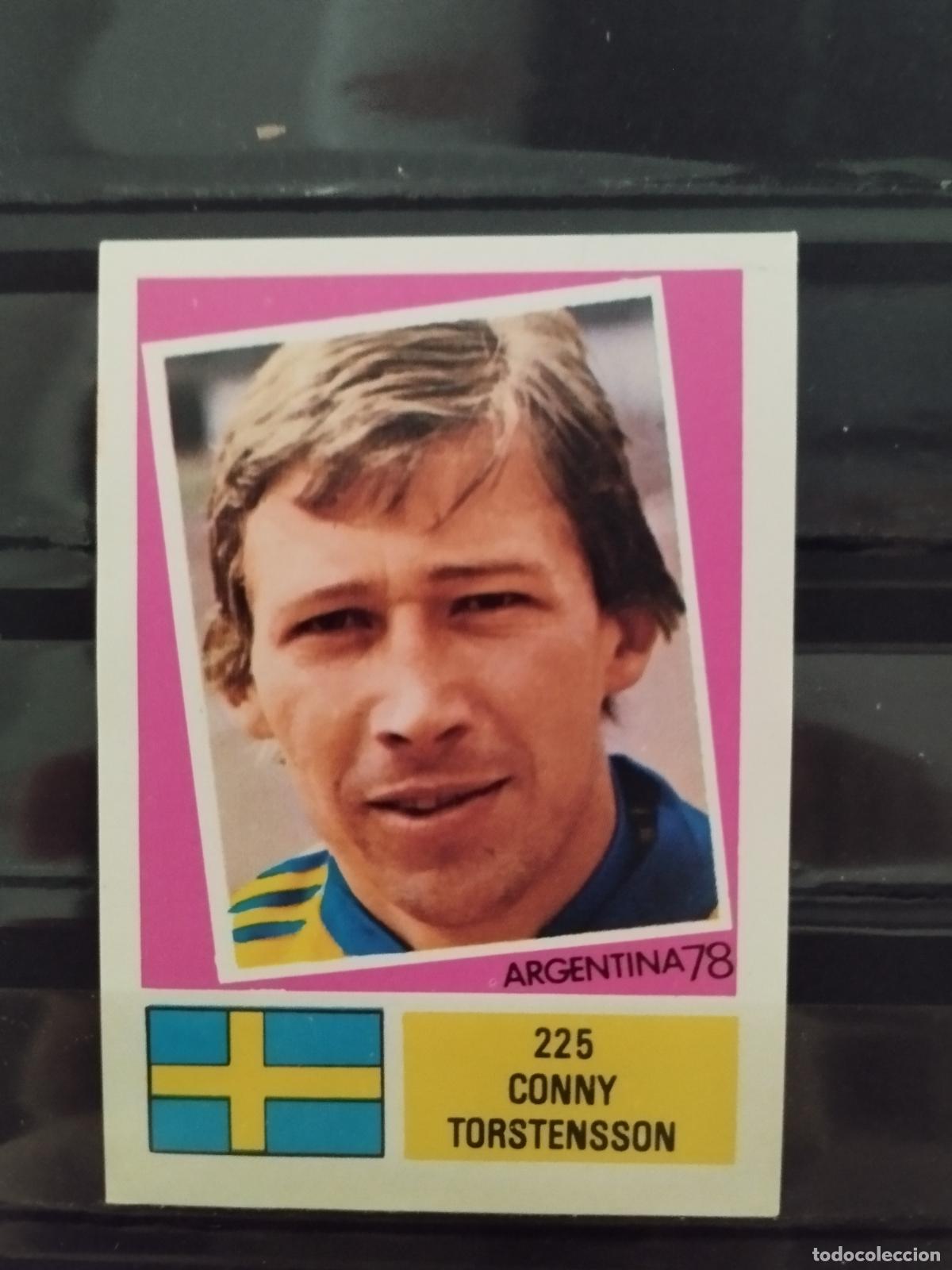 Cromos de f&uacute;tbol: MUNDIAL DE FUTBOL ARGENTINA 1978. ED. FHER. N 225. CONNY TORSTENSSON. SUECIA.