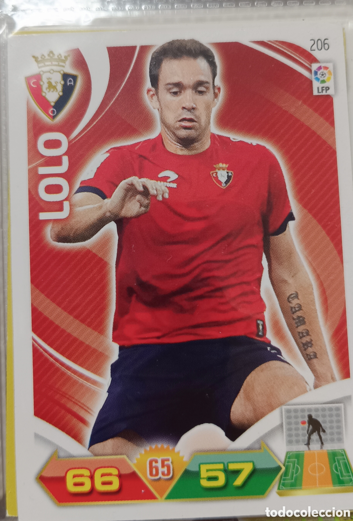 Cromos de f&uacute;tbol: 206 LOLO adrenalyn 12/13