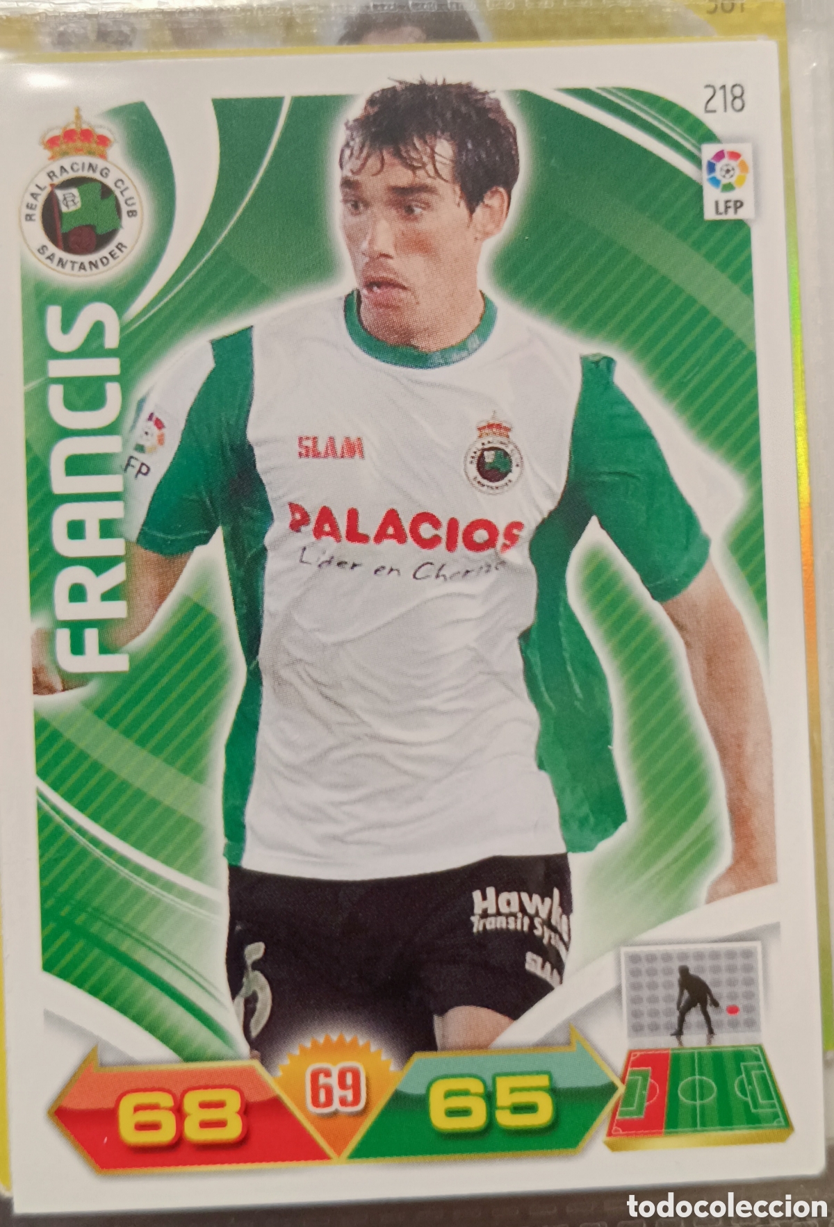 Cromos de f&uacute;tbol: 218 FRANCIS adrenalyn 11/12