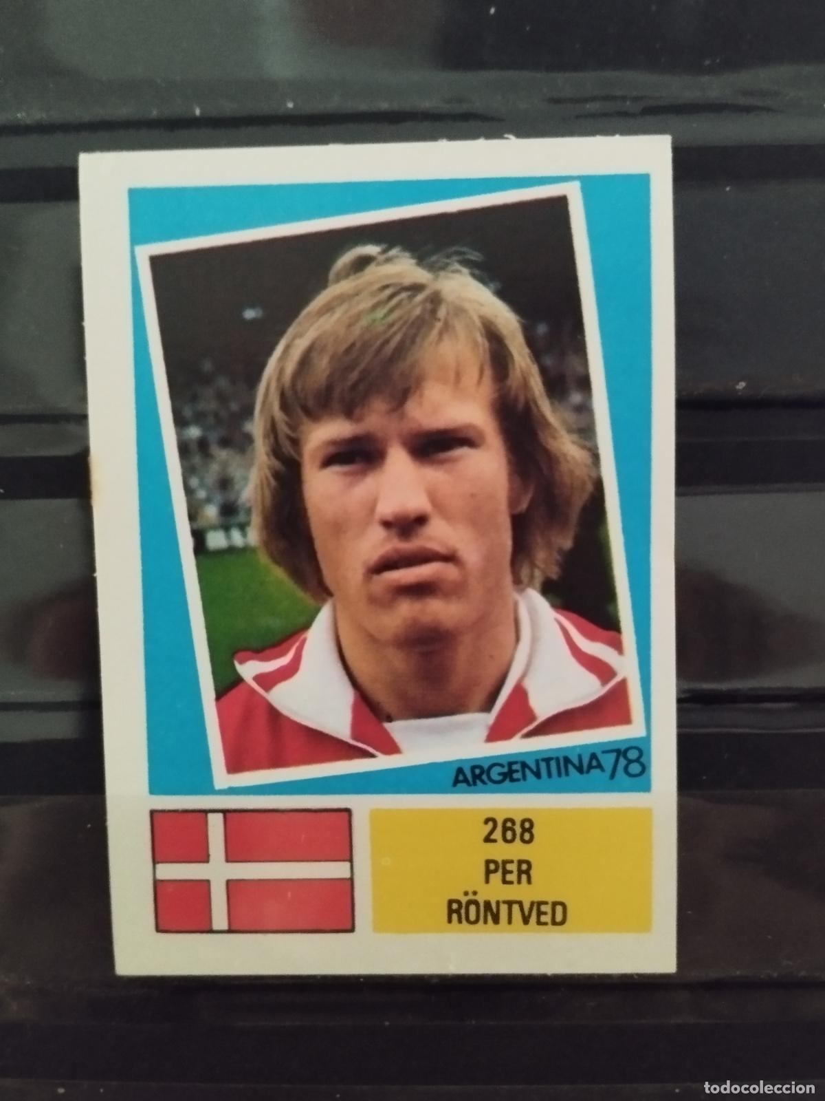 Cromos de f&uacute;tbol: MUNDIAL DE FUTBOL ARGENTINA 1978. ED. FHER. N 268. PER R&Ouml;NTVED. DINAMARCA.