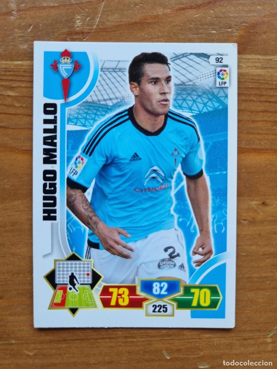 Cromos de f&uacute;tbol: 92 HUGO MALLO (Celta de Vigo). Liga 2013 2014 13 14 Adrenalyn XL
