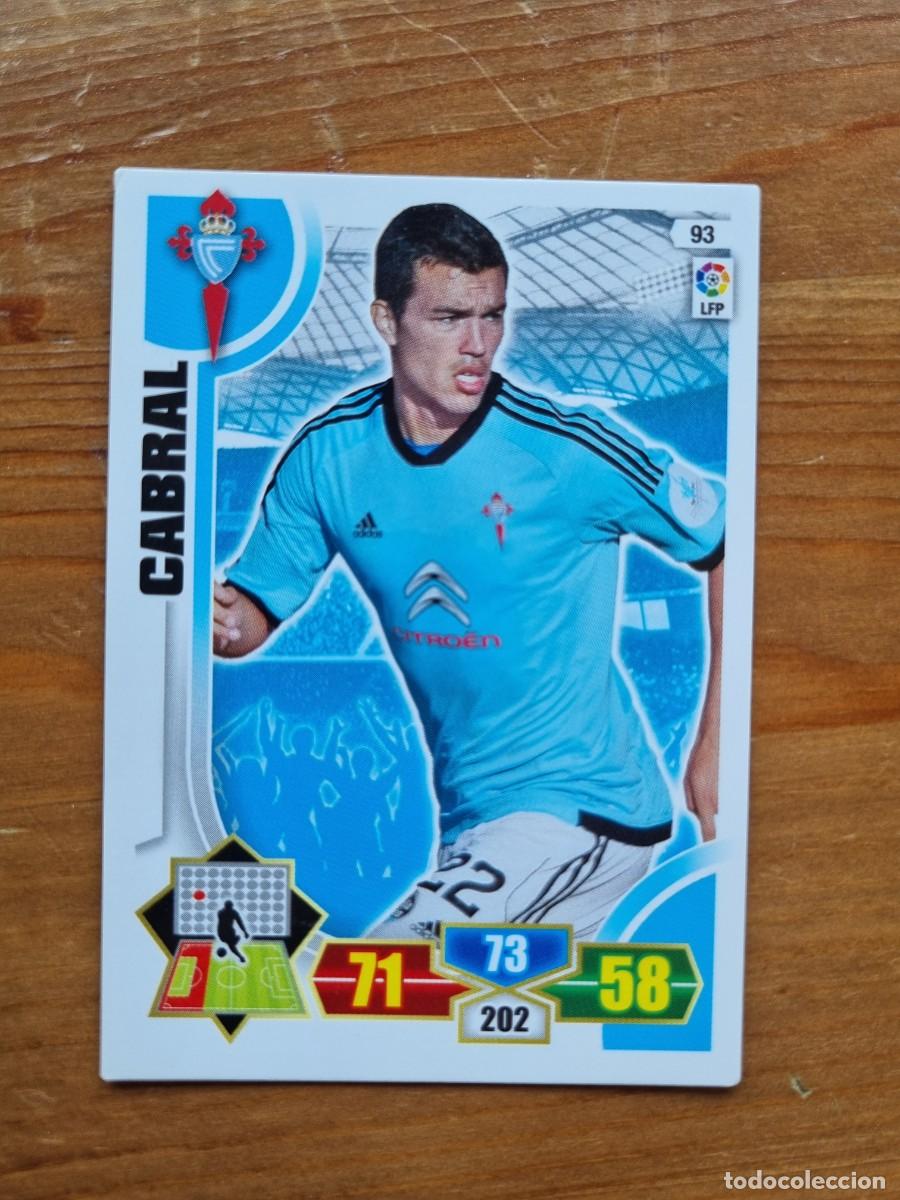 Cromos de f&uacute;tbol: 93 CABRAL (Celta de Vigo). Liga 2013 2014 13 14 Adrenalyn XL