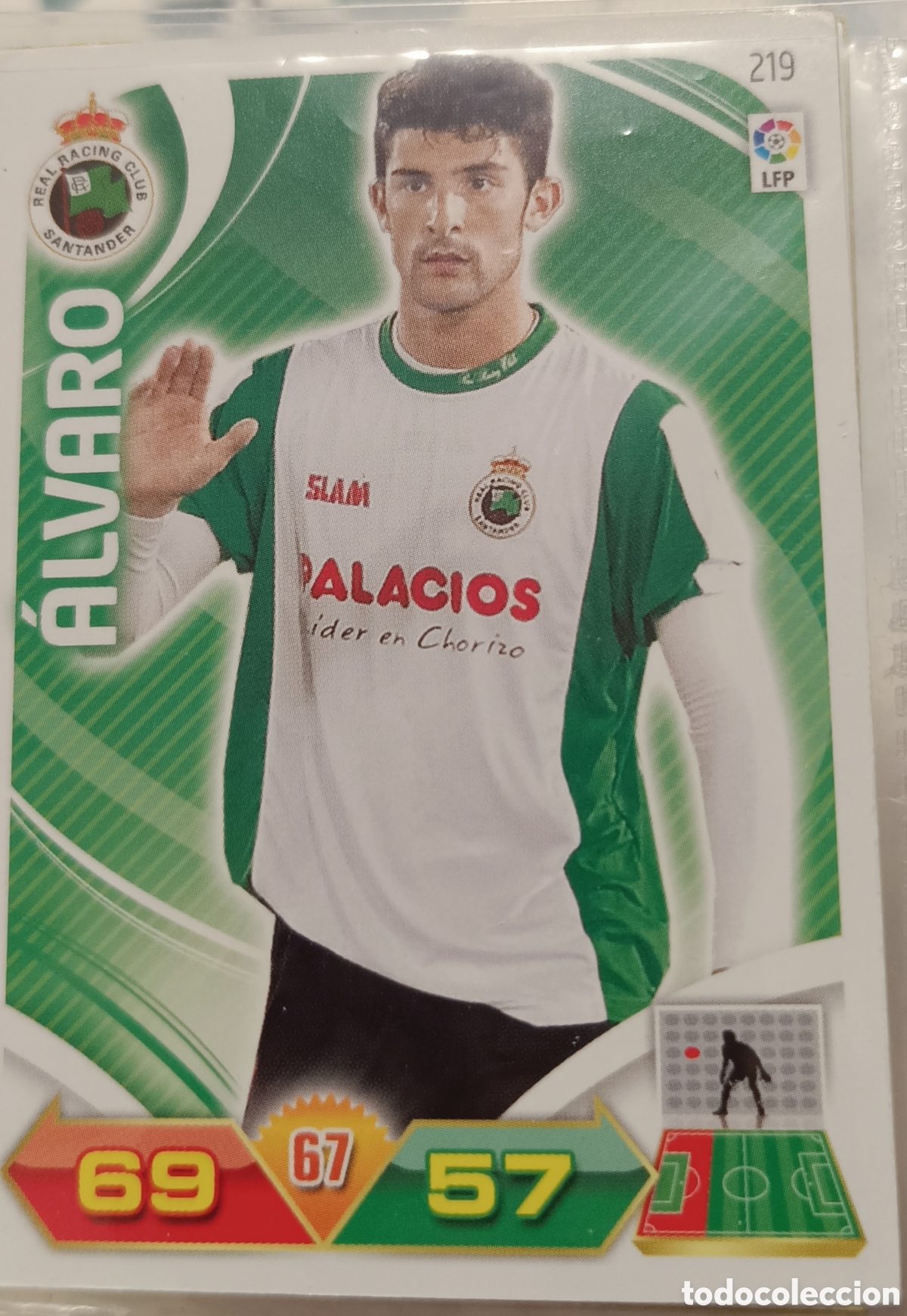 Cromos de f&uacute;tbol: 219 &Aacute;LVARO adrenalyn 11/12