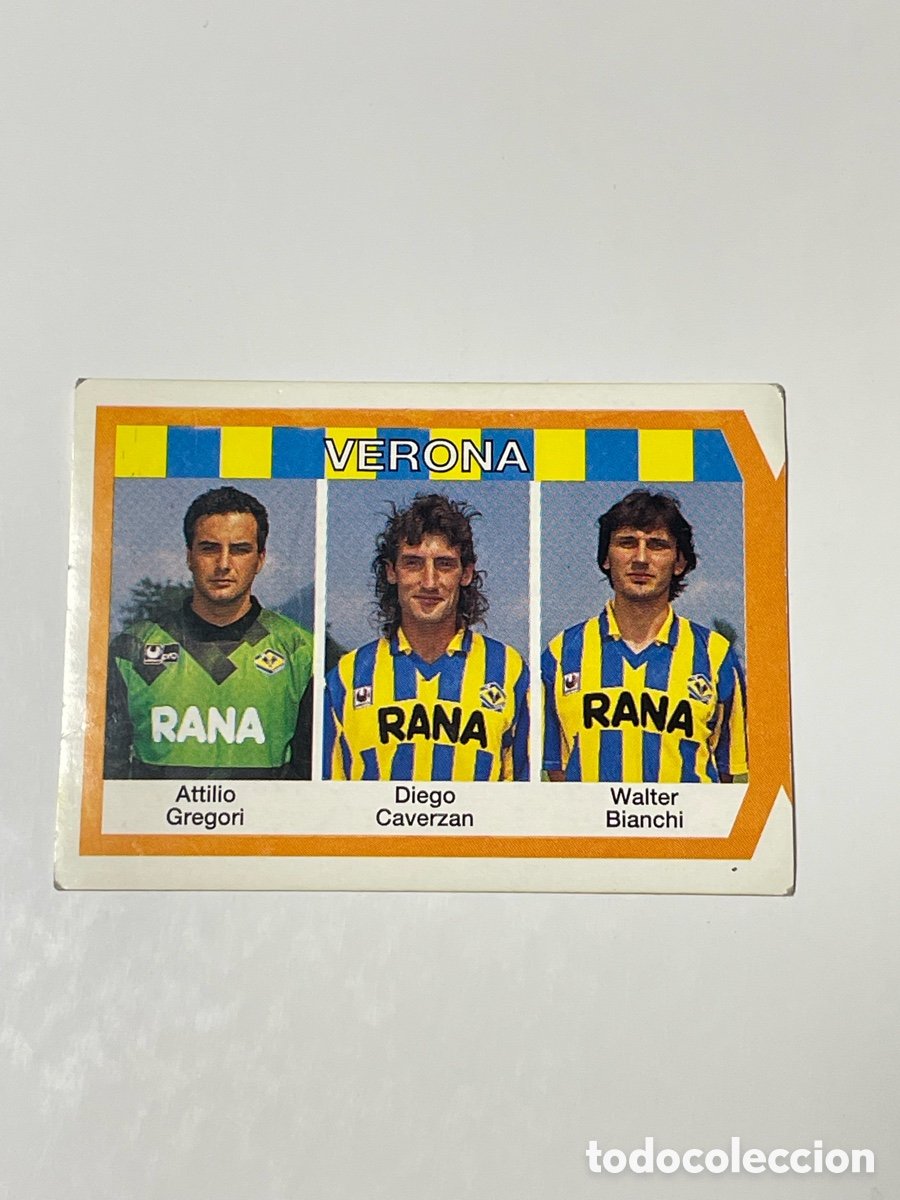 Cromos de f&uacute;tbol: Attilio Gregori - Diego Caverzan - Walter Bianchi Verona CalcioFlash 93/94 #393
