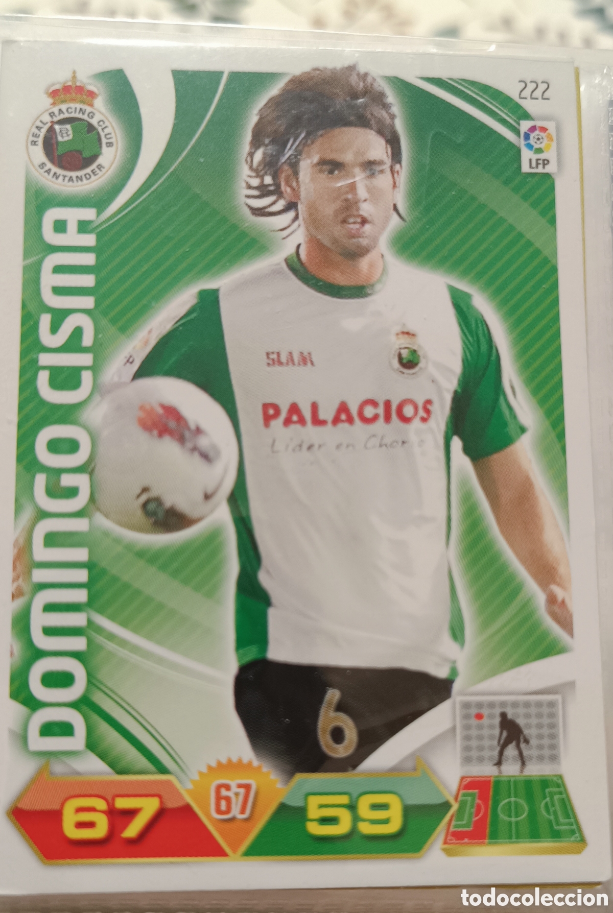 Cromos de f&uacute;tbol: 222 Domingo cisma adrenalyn 11/12