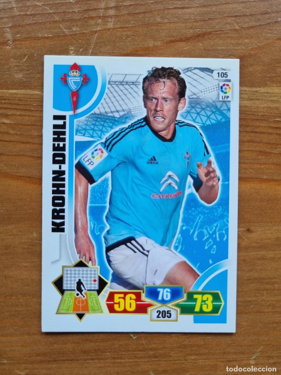 Cromos de f&uacute;tbol: 105 KROHN-DELHI (Celta de Vigo). Liga 2013 2014 13 14 Adrenalyn XL