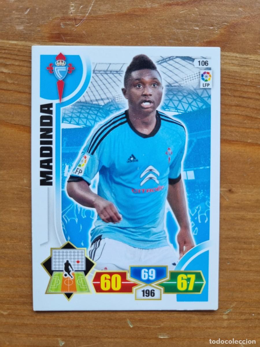 Cromos de f&uacute;tbol: 106 MADINDA (Celta de Vigo). Liga 2013 2014 13 14 Adrenalyn XL