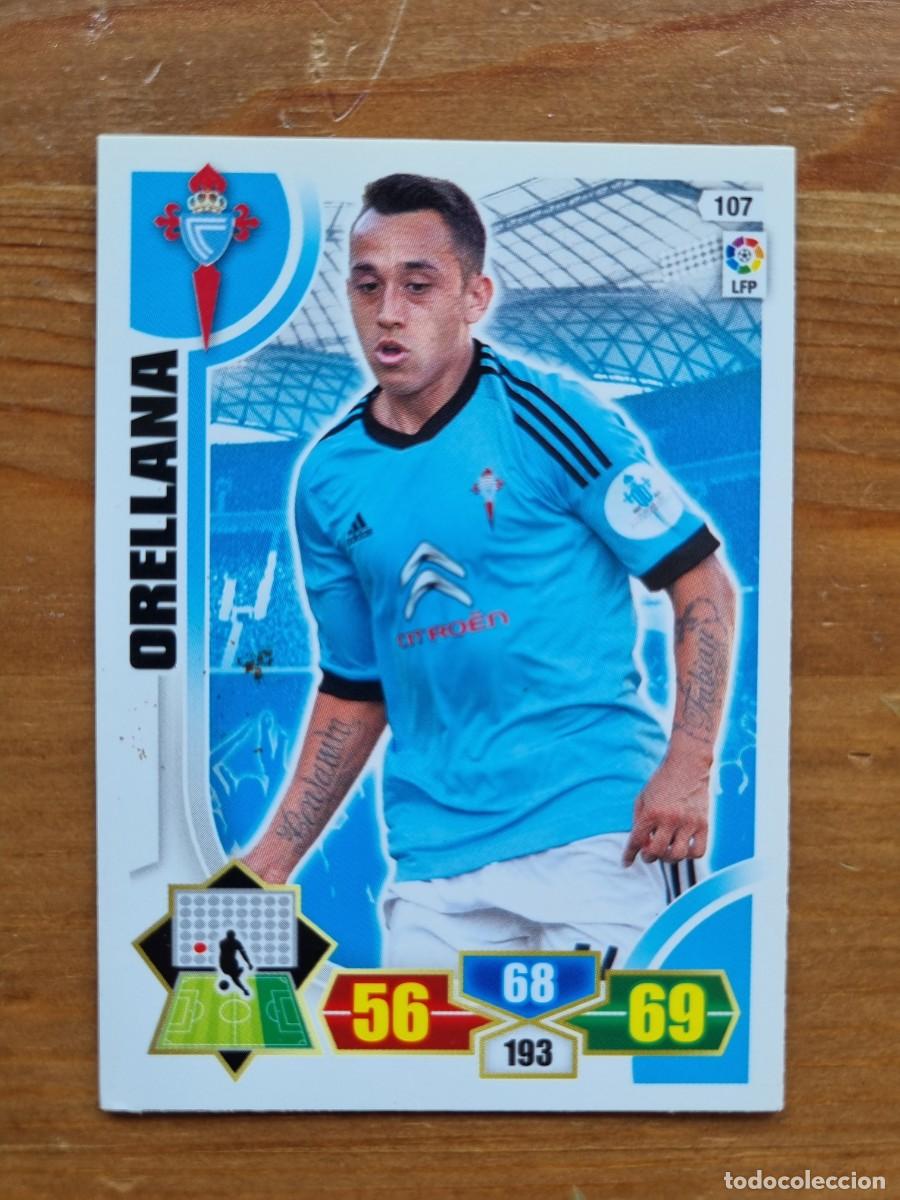 Cromos de f&uacute;tbol: 107 ORELLANA (Celta de Vigo). Liga 2013 2014 13 14 Adrenalyn XL