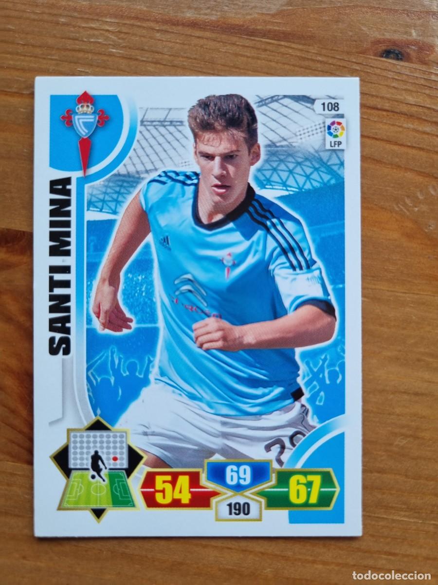 Cromos de f&uacute;tbol: 108 SANTI MINA (Celta de Vigo). Liga 2013 2014 13 14 Adrenalyn XL