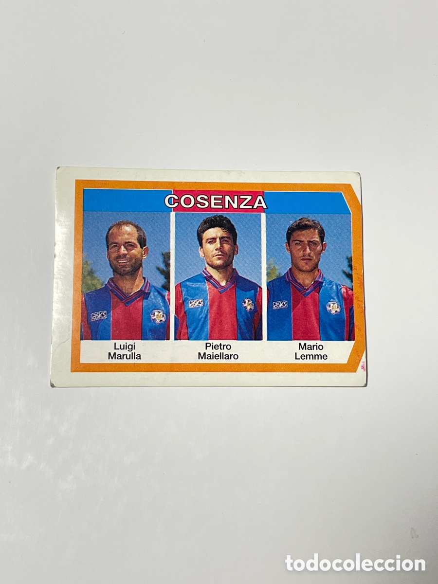 Cromos de f&uacute;tbol: Luigi Marulla - Pietro Maiellaro - Mario Lemme Cosenza CalcioFlash 93/94 #348