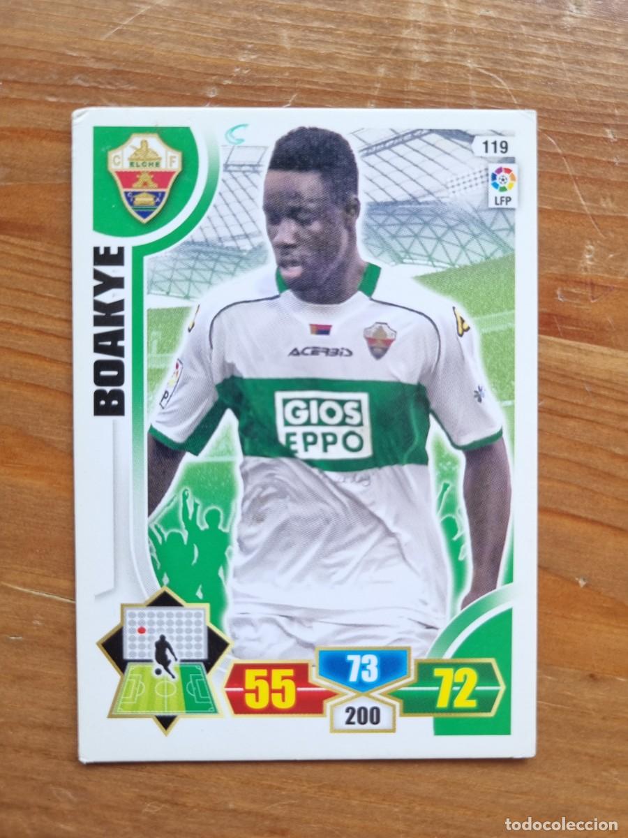 Cromos de f&uacute;tbol: 119 BOAKYE (Elche CF). Liga 2013 2014 13 14 Adrenalyn XL