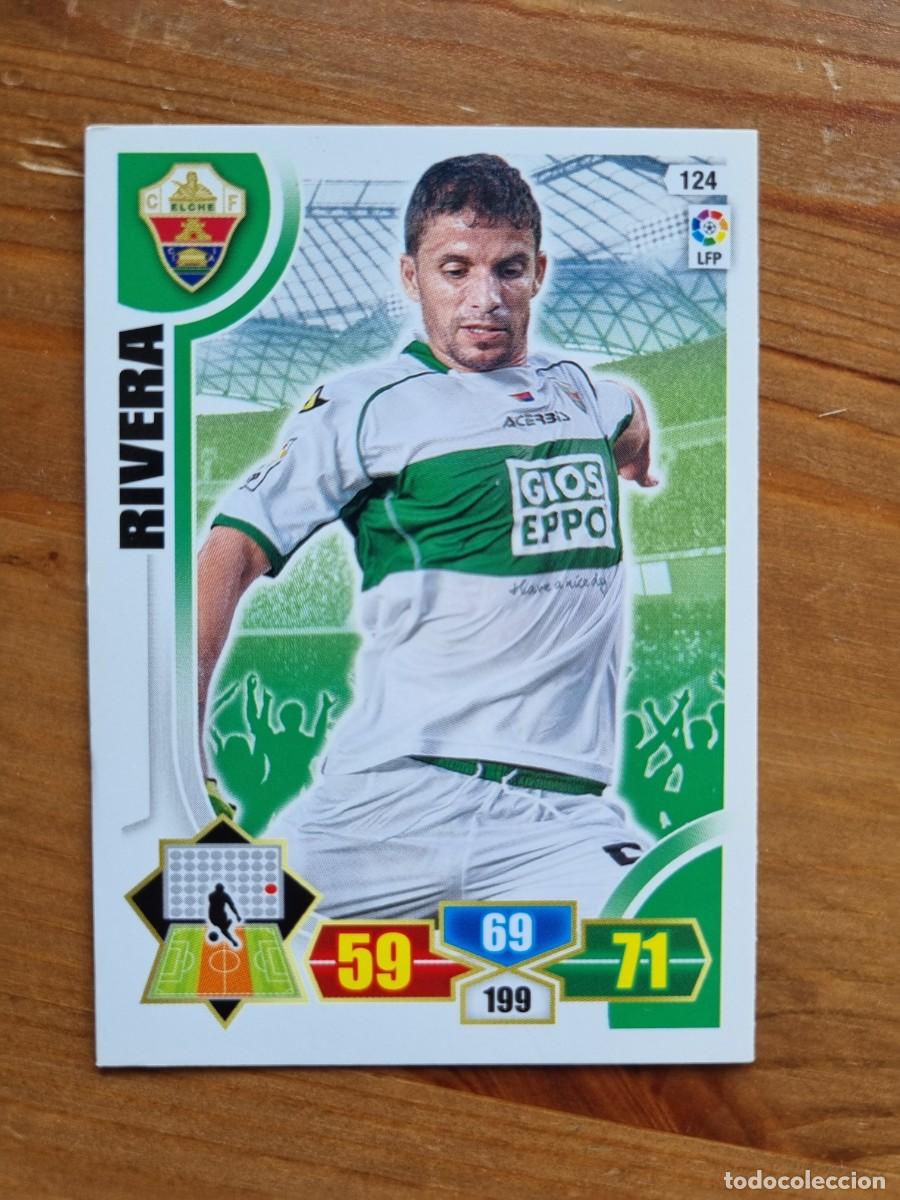 Cromos de f&uacute;tbol: 124 RIVERA (Elche CF). Liga 2013 2014 13 14 Adrenalyn XL