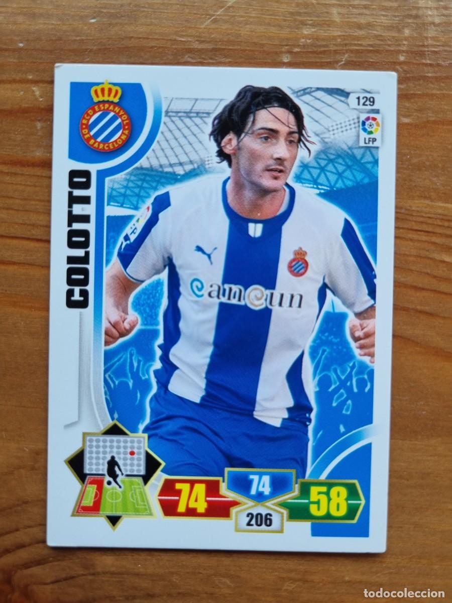 Cromos de f&uacute;tbol: 129 COLOTTO (RCD Espanyol). Liga 2013 2014 13 14 Adrenalyn XL