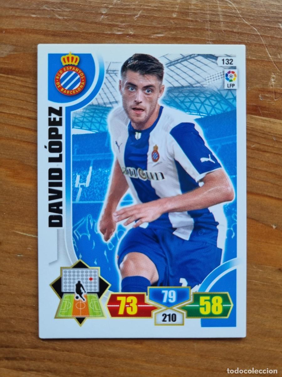 Cromos de f&uacute;tbol: 132 DAVID L&Oacute;PEZ (RCD Espanyol). Liga 2013 2014 13 14 Adrenalyn XL