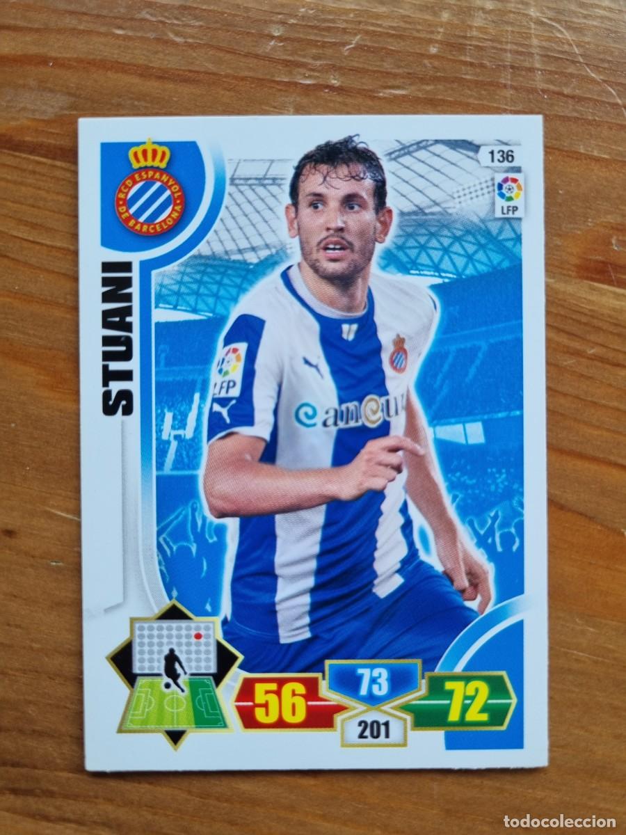 Cromos de f&uacute;tbol: 136 STUANI (RCD Espanyol). Liga 2013 2014 13 14 Adrenalyn XL