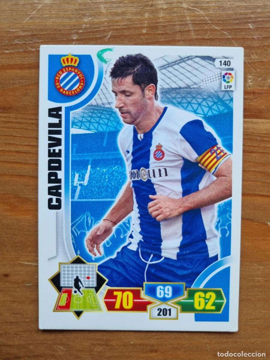Cromos de f&uacute;tbol: 140 CAPDEVILA (RCD Espanyol). Liga 2013 2014 13 14 Adrenalyn XL