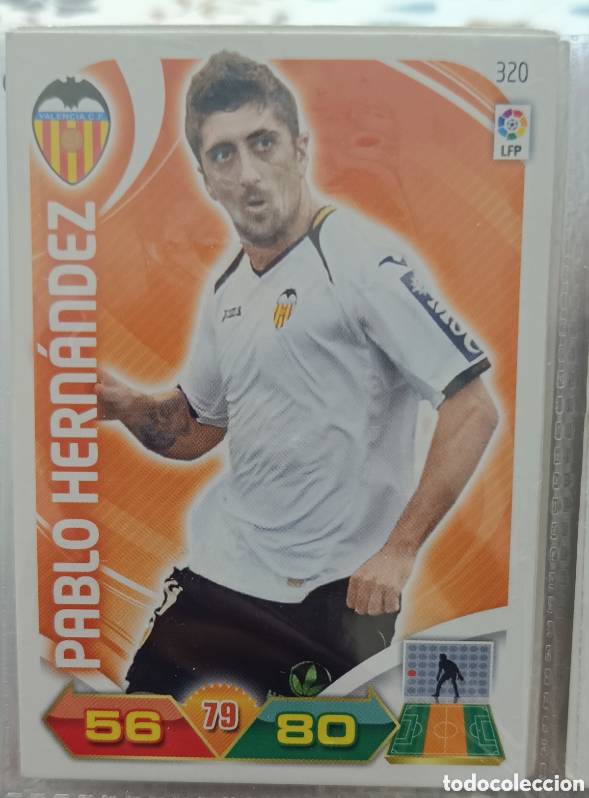 Cromos de f&uacute;tbol: 320 PABLO HERNANDEZ adrenalyn 11/12