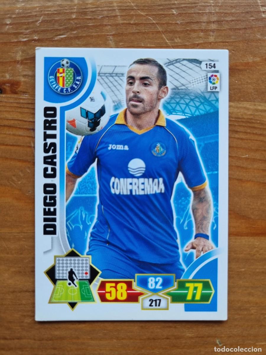 Cromos de f&uacute;tbol: 154 DIEGO CASTRO (Getafe CF). Liga 2013 2014 13 14 Adrenalyn XL