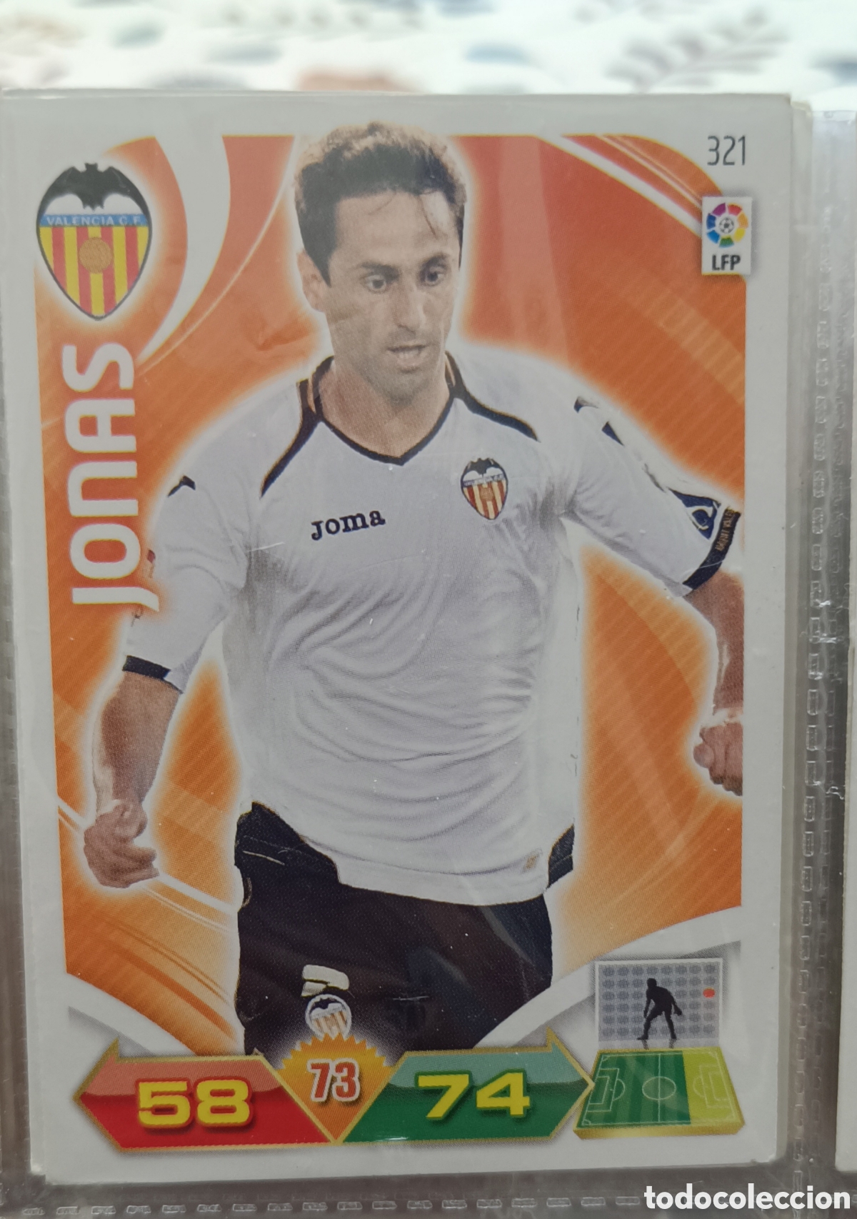 Cromos de f&uacute;tbol: 321 JONAS adrenalyn 11/12