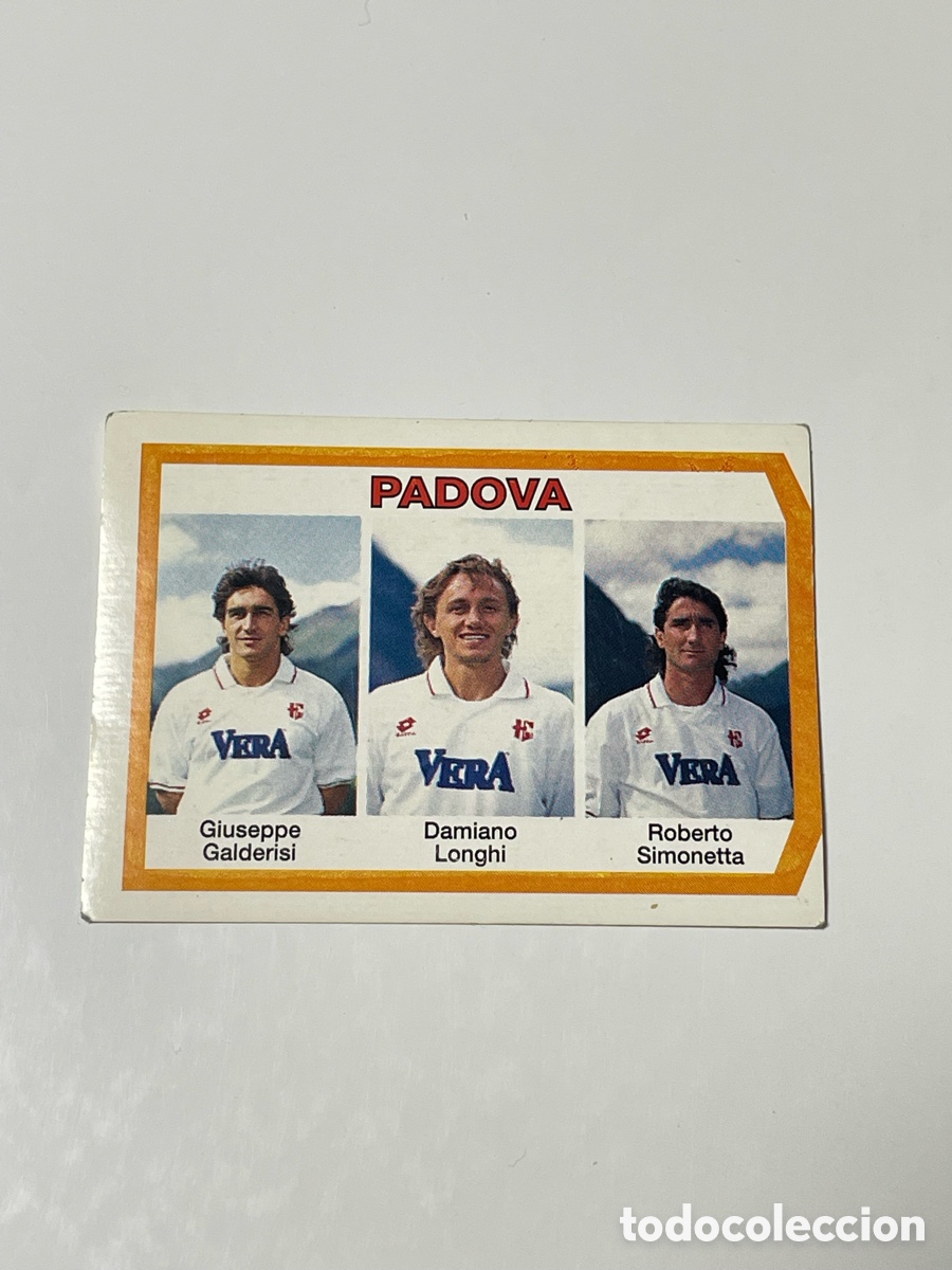 Football Stickers: Giuseppe Galderisi - Damiano Longhi - Roberto Simonetta Padova CalcioFlash 93/94 #372