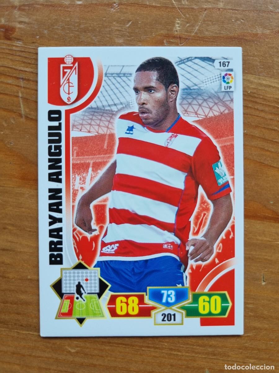 Football Stickers: 167 BRAYAN ANGULO (Granada CF). Liga 2013 2014 13 14 Adrenalyn XL