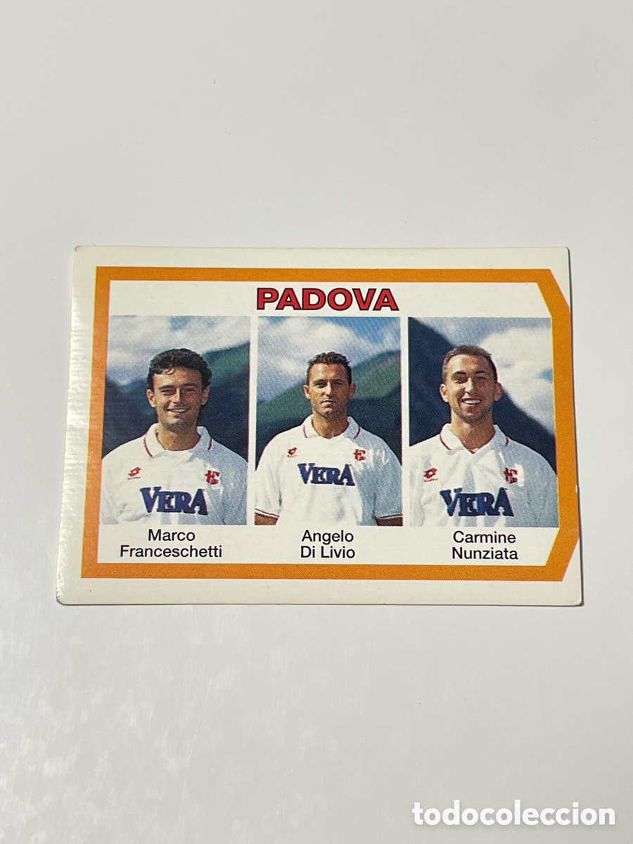 Cromos de f&uacute;tbol: Marco Franceschetti - Angelo Di Livio - Carmine Nunziata Padova CalcioFlash 93/94 #371