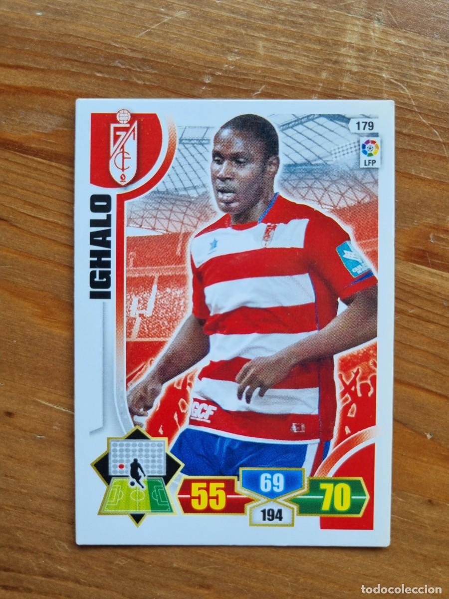 Cromos de f&uacute;tbol: 179 IGHALO (Granada CF). Liga 2013 2014 13 14 Adrenalyn XL