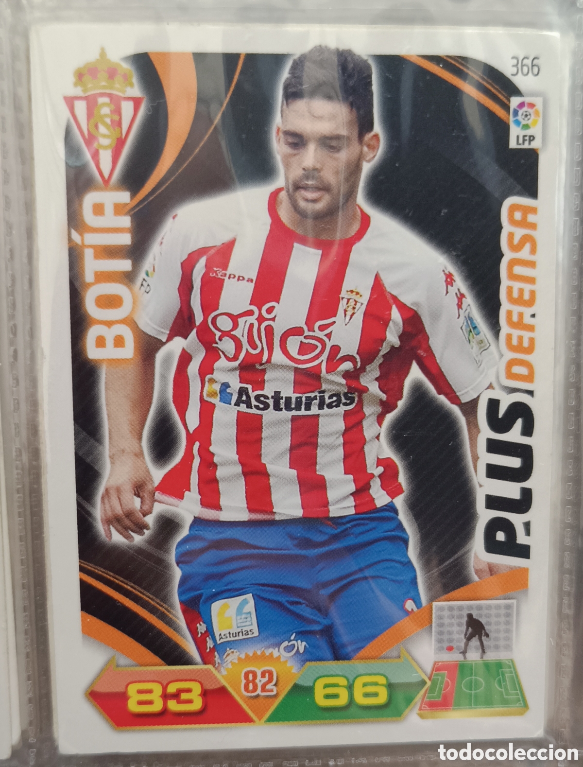 Cromos de f&uacute;tbol: 366 Plus DEFENSA BOTIA adrenalyn 11/12