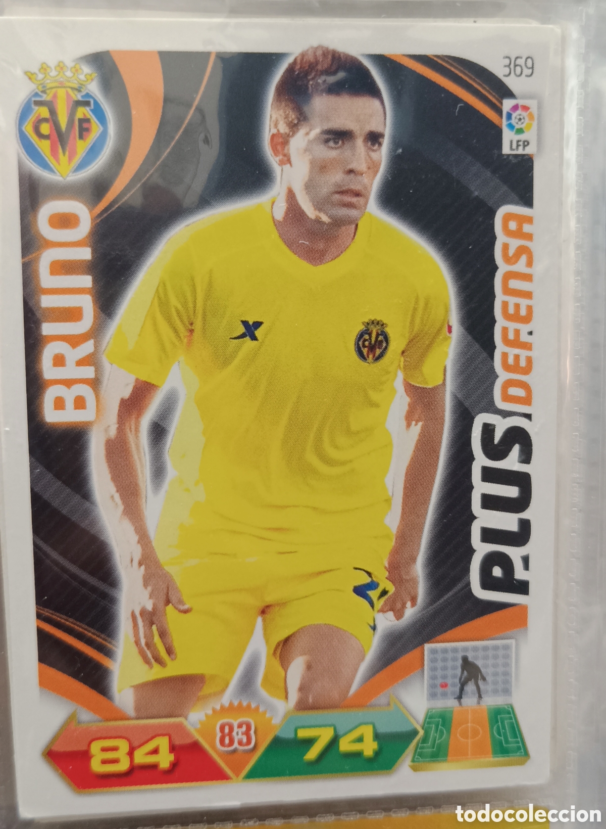 Cromos de f&uacute;tbol: 369 plus DEFENSA BRUNO adrenalyn 11/12