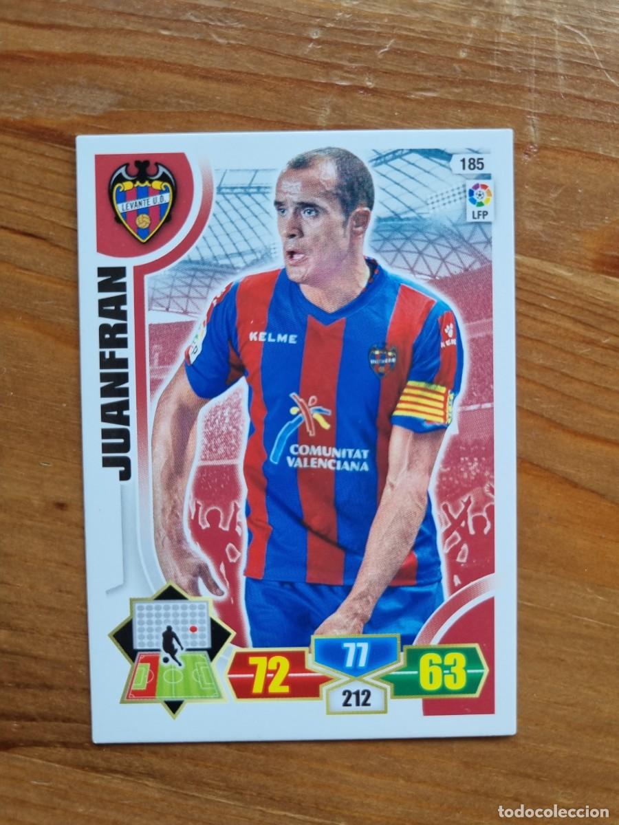 Cartes &agrave; collectionner de Football: 185 JUANFRAN (Levante UD). Liga 2013 2014 13 14 Adrenalyn XL