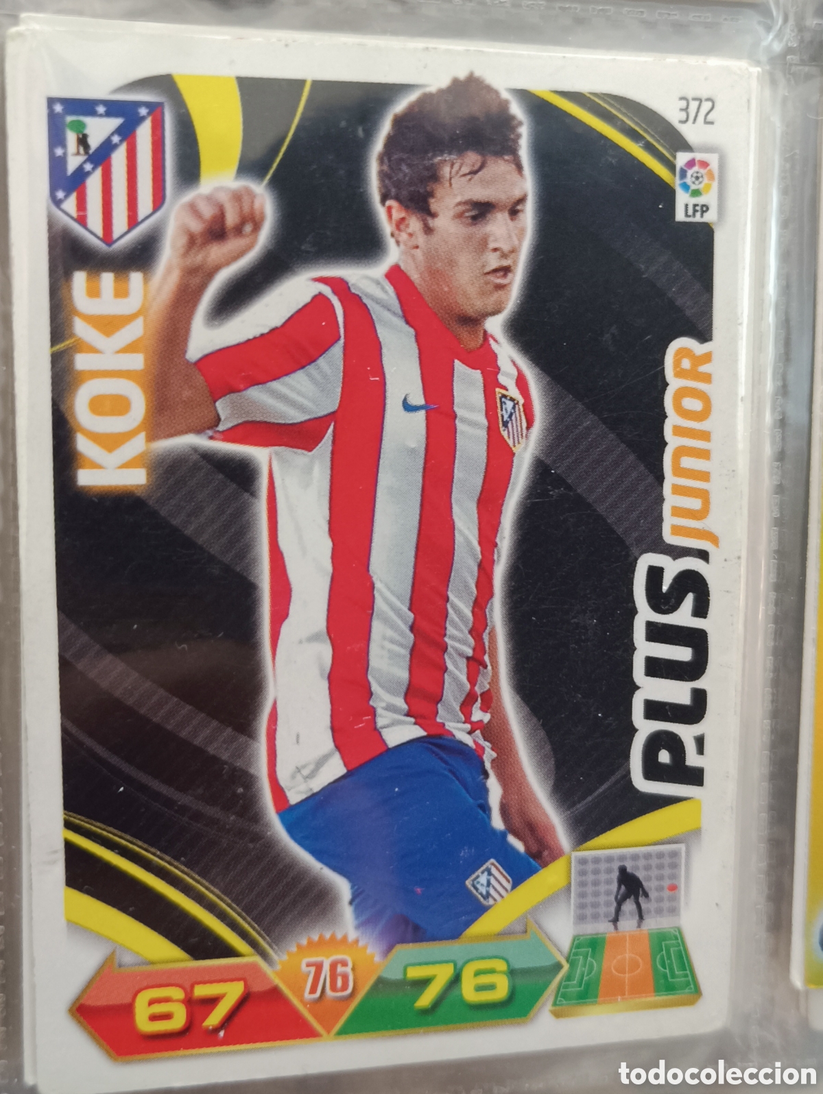 Cartes &agrave; collectionner de Football: 372 plus junior KOKE adrenalyn 11/12