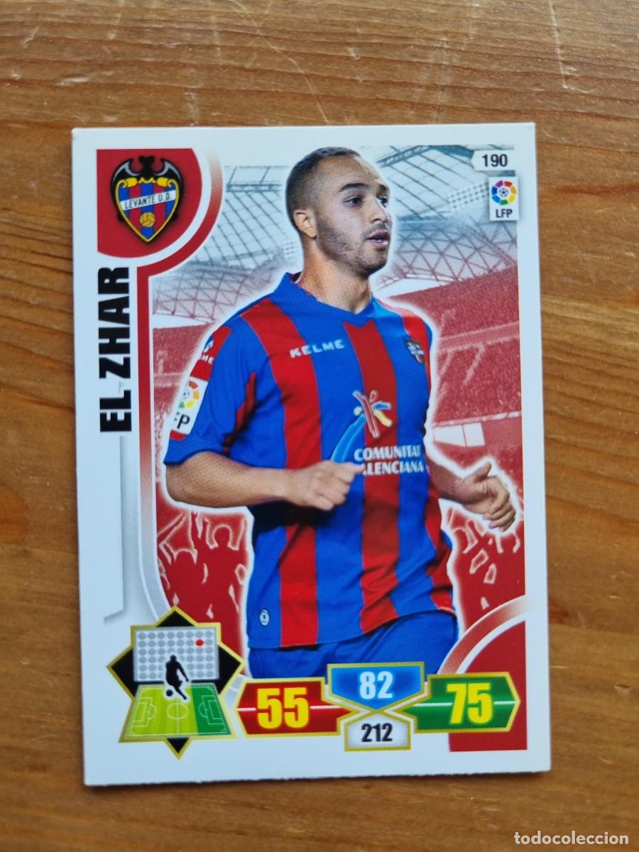 Cromos de f&uacute;tbol: 190 EL ZHAR (Levante UD). Liga 2013 2014 13 14 Adrenalyn XL