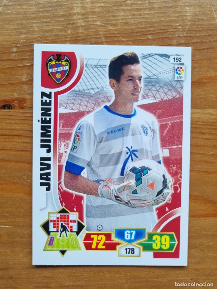 Cromos de f&uacute;tbol: 192 JAVI JIM&Eacute;NEZ (Levante UD). Liga 2013 2014 13 14 Adrenalyn XL