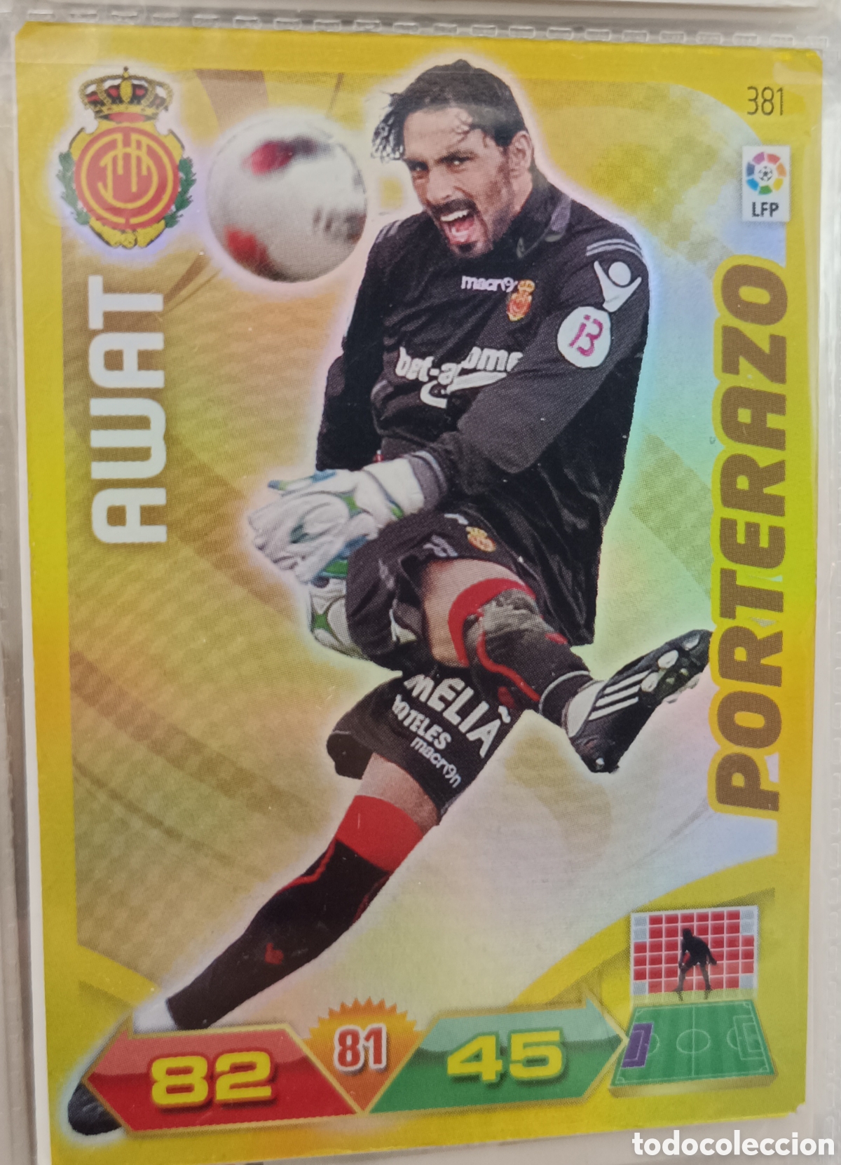 Cromos de f&uacute;tbol: 381 PORTERAZO AWAT adrenalyn 11/12