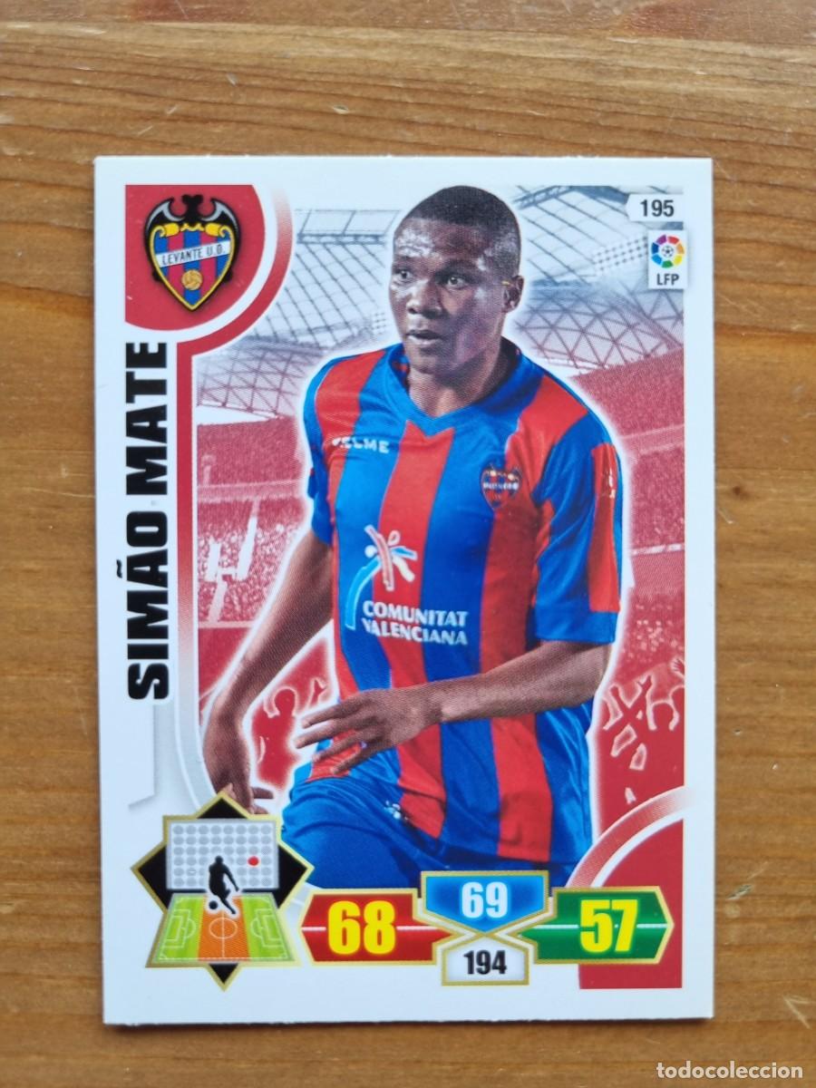 Cromos de f&uacute;tbol: 195 SIMAO MATE (Levante UD). Liga 2013 2014 13 14 Adrenalyn XL