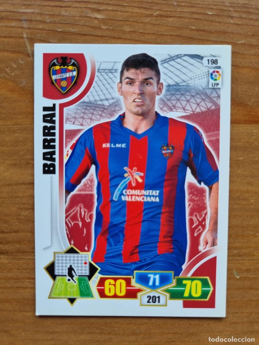 Cromos de f&uacute;tbol: 198 BARRAL (Levante UD). Liga 2013 2014 13 14 Adrenalyn XL