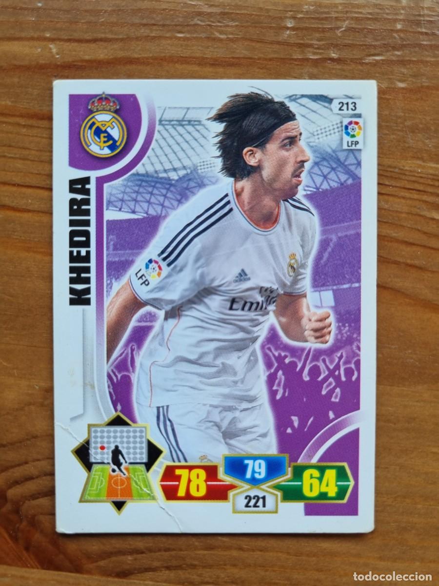 Cromos de f&uacute;tbol: 213 KHEDIRA (Real Madrid CF). Liga 2013 2014 13 14 Adrenalyn XL
