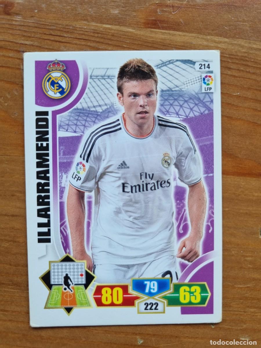 Cromos de f&uacute;tbol: 214 ILLARRAMENDI (Real Madrid CF). Liga 2013 2014 13 14 Adrenalyn XL