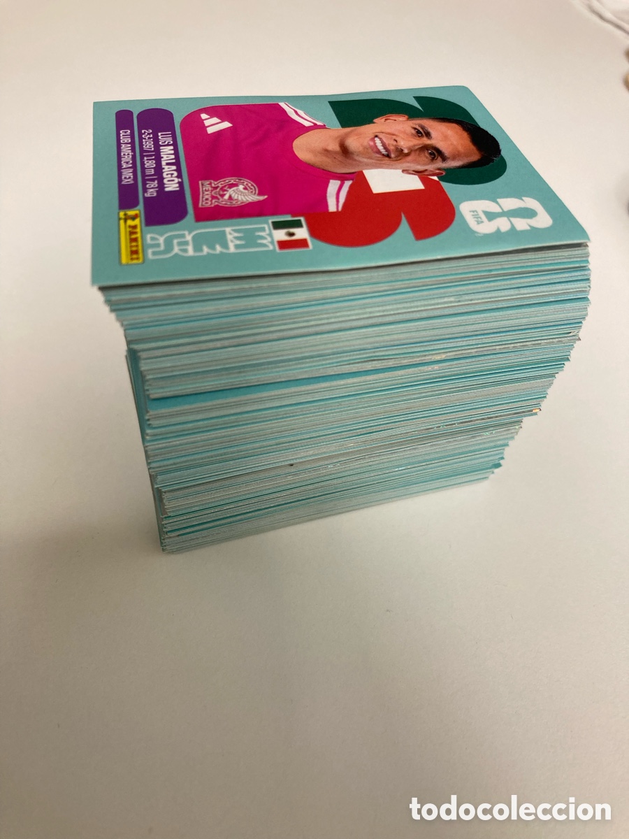 Cromos de f&uacute;tbol: Lote de 370 stickers sin repetir Wold cup 2026-Panini