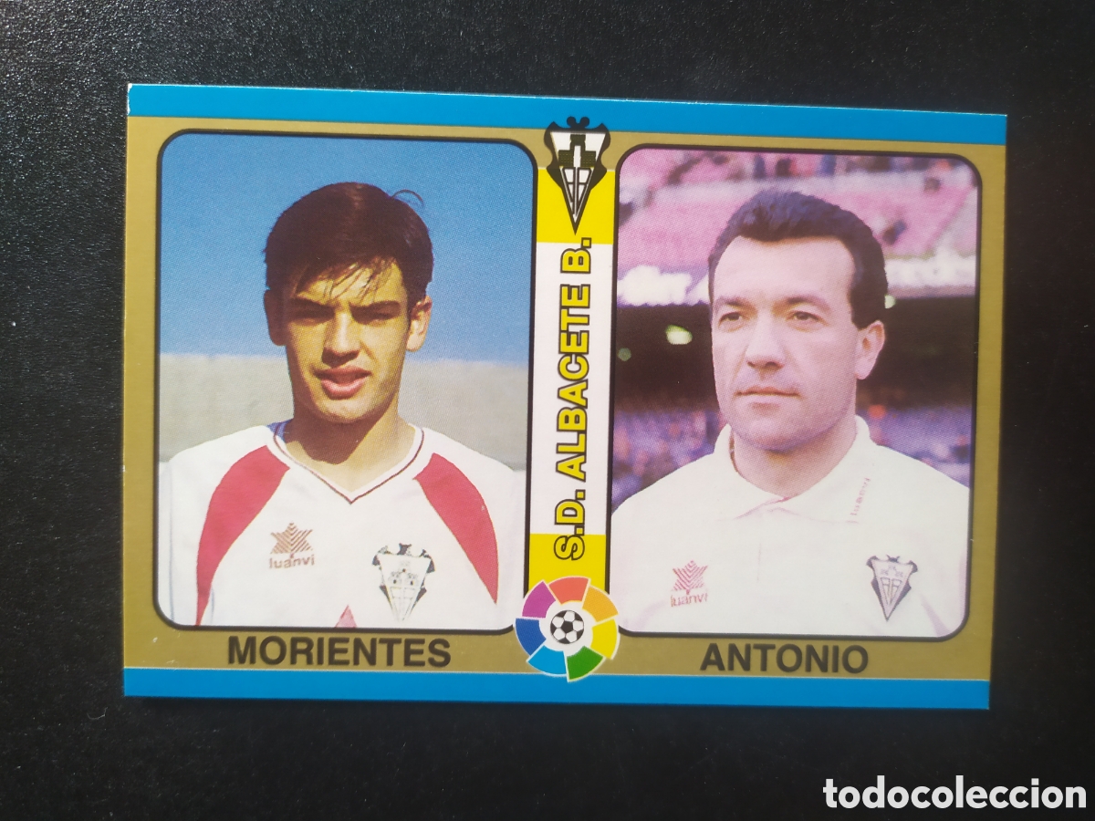 Cromos de f&uacute;tbol: Mundicromo futbol total 1994 1995 94 95 Morientes Antonio n&deg; 116 Albacete