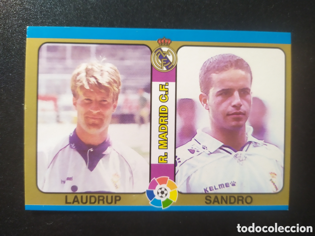 Cromos de f&uacute;tbol: Mundicromo futbol total 1994 1995 94 95 Laudrup Sandro n&deg; 33 Real Madrid