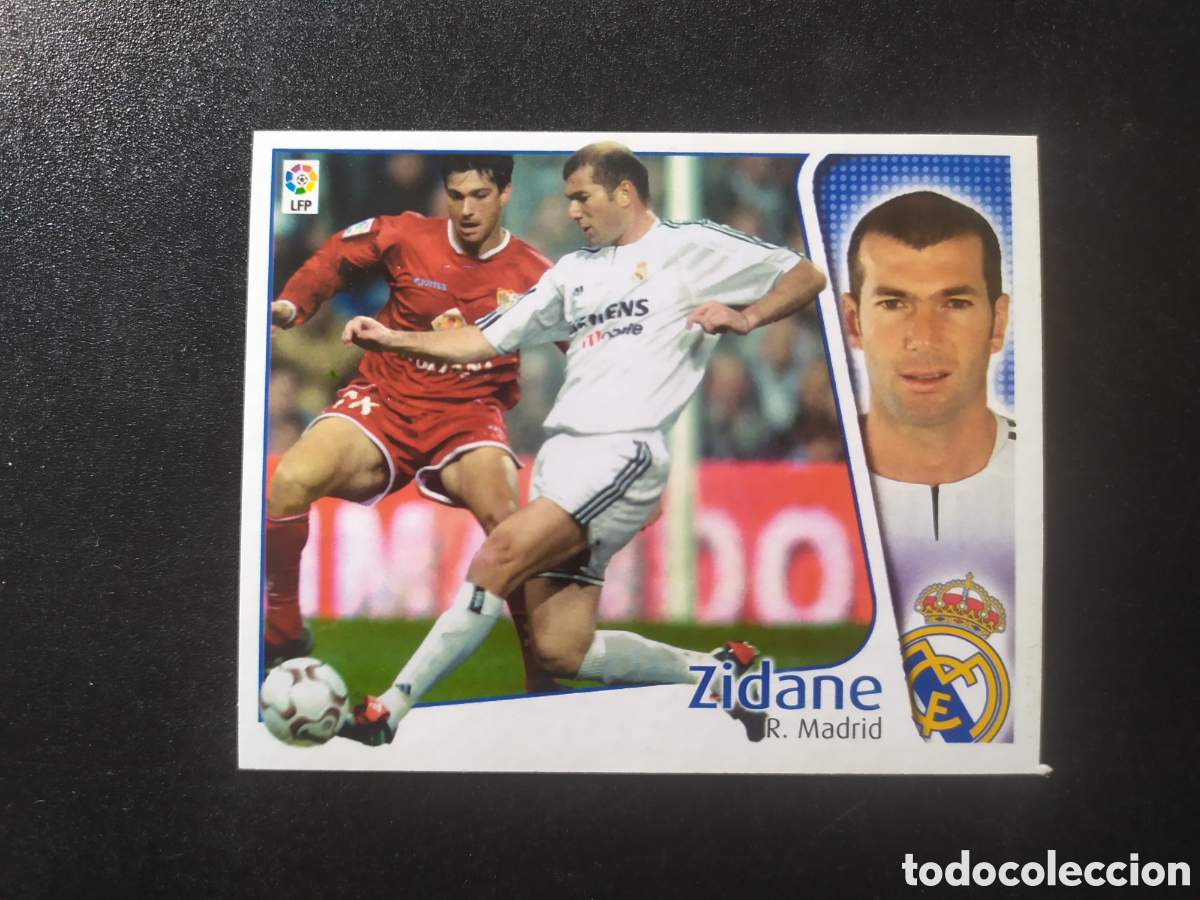 Cromos de f&uacute;tbol: Liga este 2004 2005 04 05 panini Zidane Real Madrid