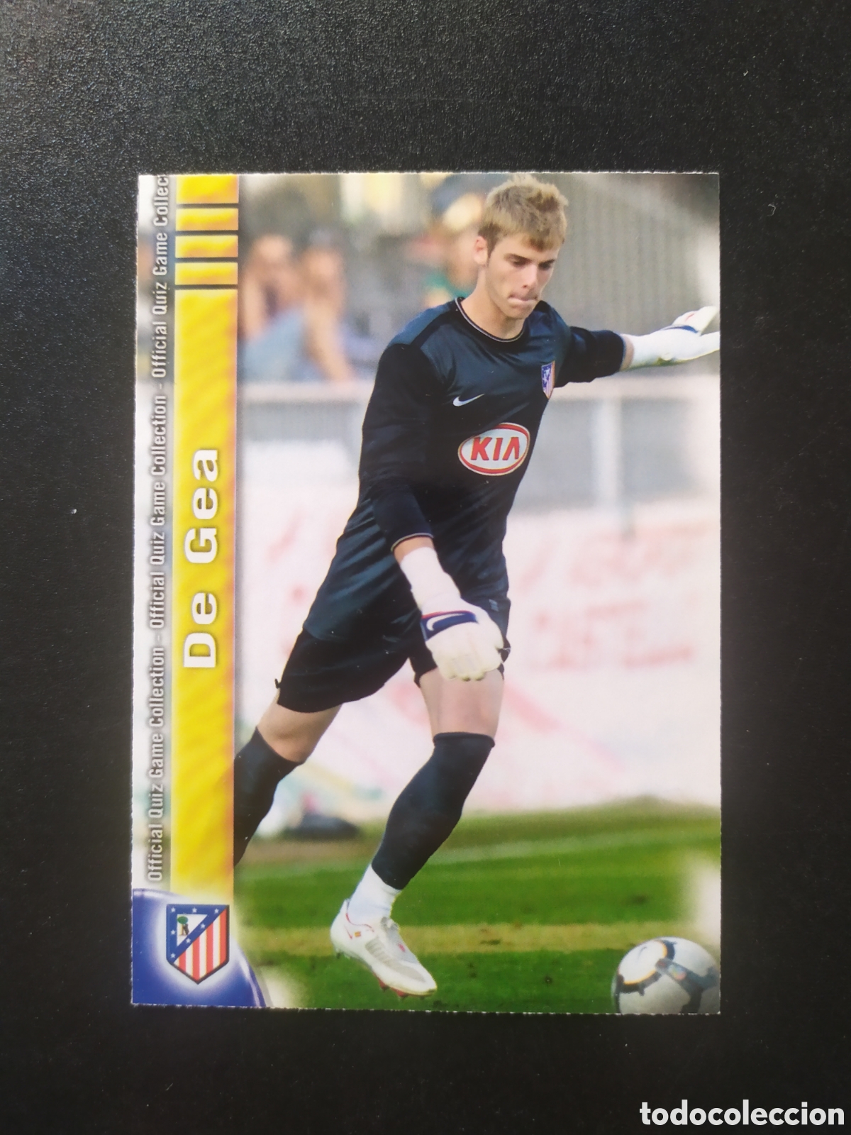 Cromos de f&uacute;tbol: Mundicromo fichas Liga 2009 2010 09 10 De Gea rookie n&deg; 86 Atl&eacute;tico Madrid
