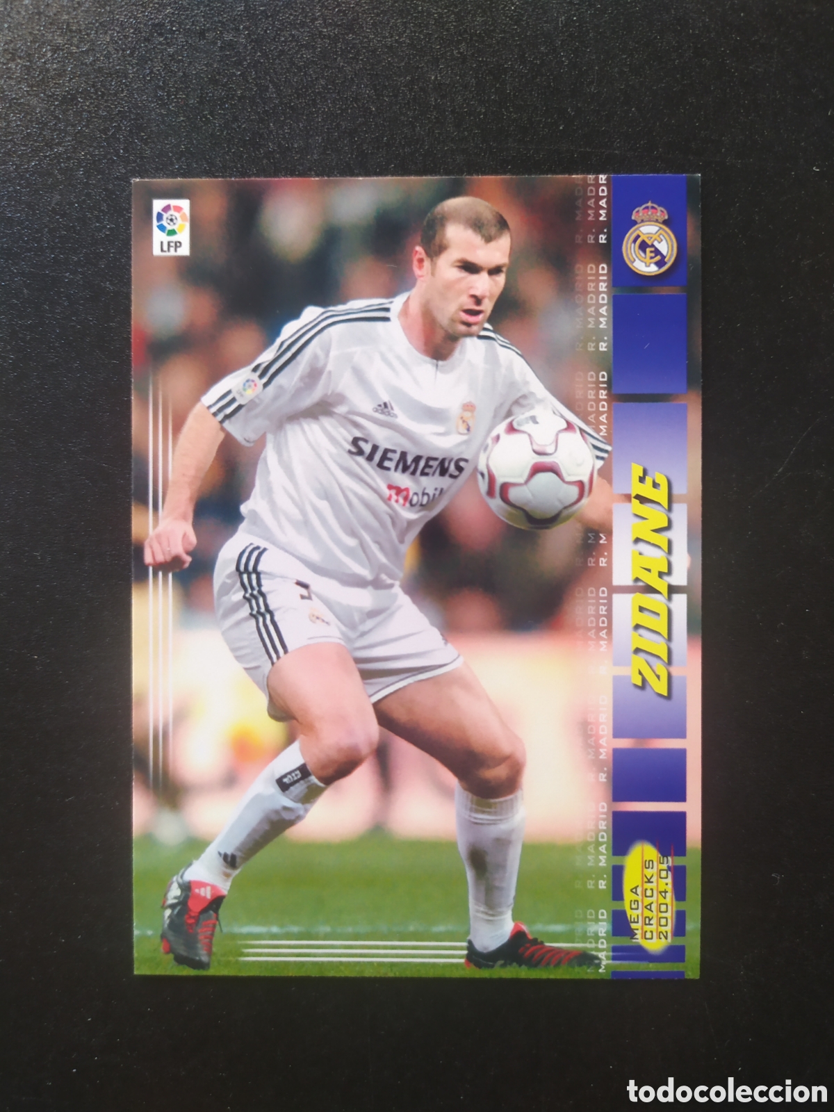 Cromos de f&uacute;tbol: Megacracks 2004 2005 04 05 panini Zidane n&ordm; 177 Real Madrid